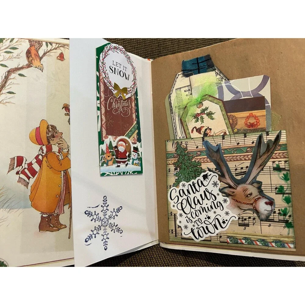 The Tweive Days of Christmas Golden Book Junk Journal